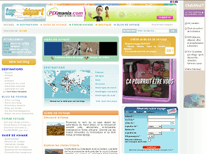 Page d'accueil top-depart.com